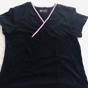 Black Scrub top
